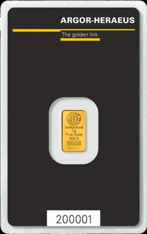 1g Gold Bar